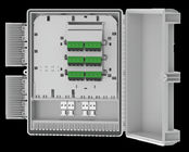 24 Port Fiber Splitter Box SC/LC Adaptors Wall/Pole Mount UV/Weather Resistant