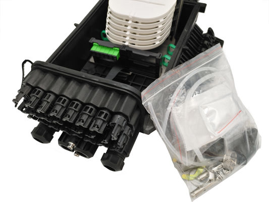 Outdoor IP68 Waterproof FTTH Network Box 24 Ports Fiber Optic Splitter Box