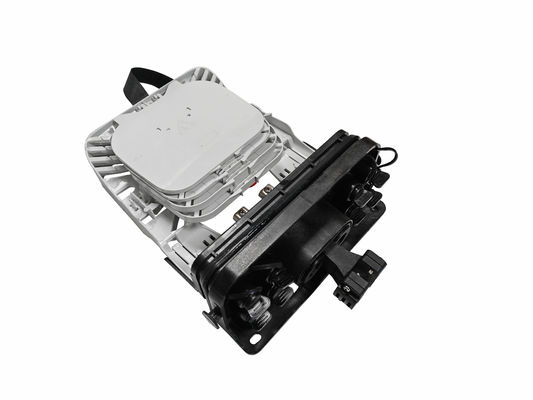 IP68 8 Ports Pre-Connecting Fiber Splitter Box Mini SC Adapter CTO Type Black PP+GF