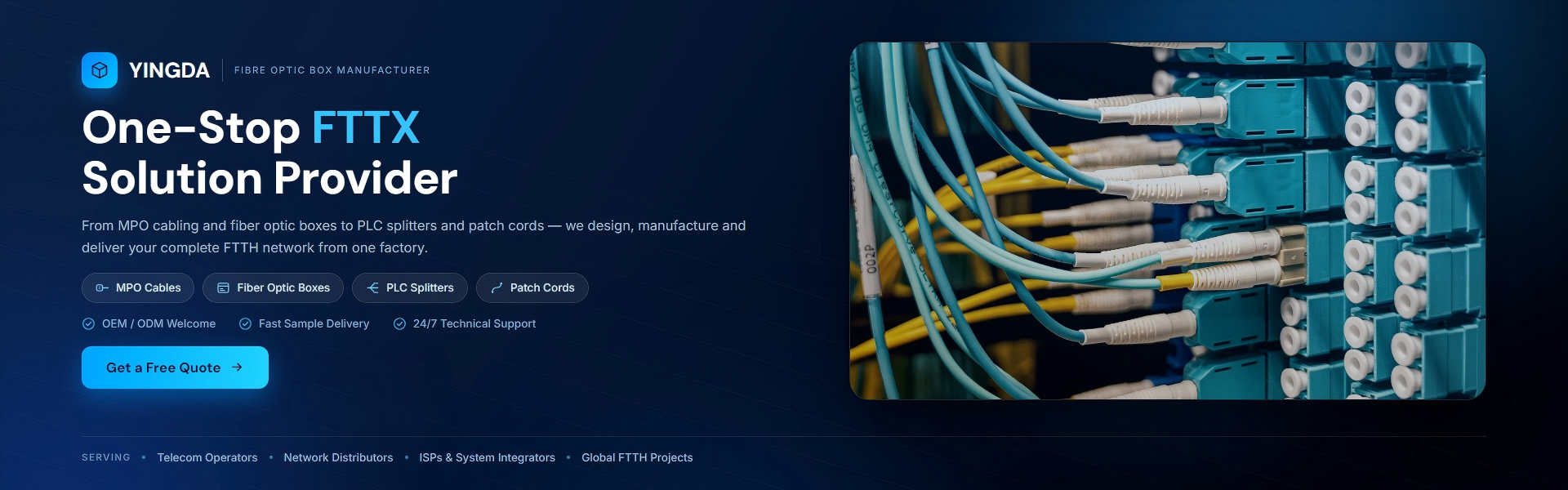 Qualidade Caixa de Fibra Óptica Rescisão fábrica