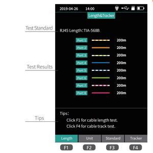 1310/1550nm SM Test Range 5m-60Km Mini OTDR 9 em 1 Tester com APC UPC SC/FC/ST/LC Adaptador 5