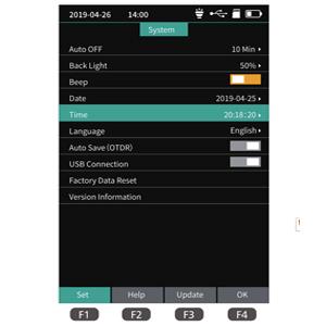1310/1550nm SM Test Range 5m-60Km Mini OTDR 9 em 1 Tester com APC UPC SC/FC/ST/LC Adaptador 6