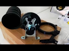 48 núcleos de calor encolher cúpula Fibra óptica Splice fechamento 1 oval 3portes Arial pólo de parede montado