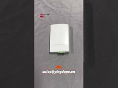 FTB86G 2 núcleo Mini FTTH Fibra Óptica Distribuição de saída de parede de fachada ABS plástico branco
