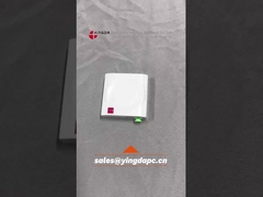 FTB86S Mini FTTH Fibra Óptica Caixa Shutter SC Adaptador 2 Portos Socket