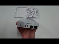 2SC Caixa de terminação de fibra óptica de porta para terminação de rosete óptica de plástico FTTH PON