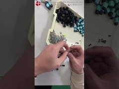 Polaridade B 12 Fibra Óptica MTP MPO APC Fêmea para macho Patch Cord Truck Assembly