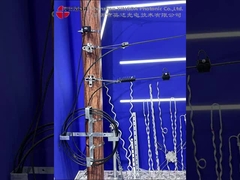 Rack de armazenamento de cabos de fibra óptica de aço inoxidável ao ar livre na torre do poste com fechamento