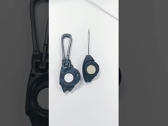 Retentores Grampos de tensão de peixe Kit de instalação de cabos de queda de plástico 201 aço inoxidável