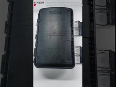 Caixa de Junção de Cabo de Fibra Óptica PP + GF Impermeável 290 * 190 * 110mm Capacidade para 24 núcleos