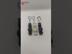 Kit de Instalação de Cabos, Grampos de Tensão de Cabos Tipo S com Gancho Aberto para Cabos de 2*5 mm