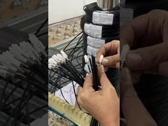 Cabo de correcção FTTH autossustentável SC - SC Fibra de queda de cabo preto FRP LSZH 20M