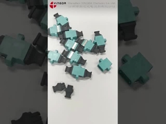 Adaptador MPO OM3 MM Adaptador óptico rápido de baixa perda Auqa para sistema de acoplagem de data center