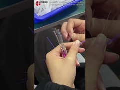 YINGDA Alta Velocidade 8Fibra MPO Macho para LC OM3 Fanout Patch Cord Single Mode 9/125um Breakout 100G 400G