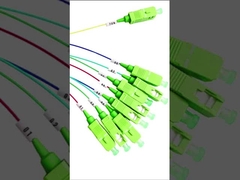 Distribuir de forma eficiente sinais ópticos Fibra óptica PLC Splitter 1*4 Sem conector para redes PON