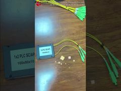 Divisor PLC de Fibra Óptica 1X2 com SC APC