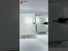 Caixa de Divisor de Fibra Óptica IP65 para Exterior, Plástico, 2 Portas, Material Plástico Sintético Polimérico