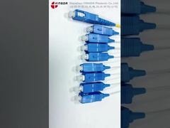 Divisor de cassete 1:8 entrada SC/UPC pigtail amarelo 2mm, Saída pigtails SC/UPC branco 900um