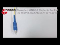 Visualização do divisor PLC de fibra óptica modular 1:16 1 para 16 SC/UPC Cassete Card com Pigtail de 2,0mm Demonstração