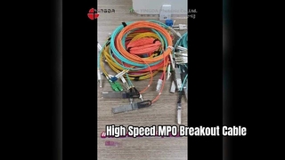 Cabo Breakout MPO para SC de alta densidade para links 40G