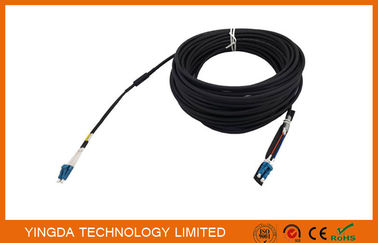 comprar O cabo de remendo frente e verso da fibra óptica de DLC LC conduz 5.0mm conjunto de cabo óptico de 2 núcleos Fabricação em linha
