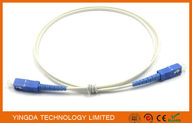 comprar SC liso de FTTH - o remendo da fibra do único modo de cabo de remendo do SC conduz a palavra simples 1m G657A1 branco Fabricação em linha