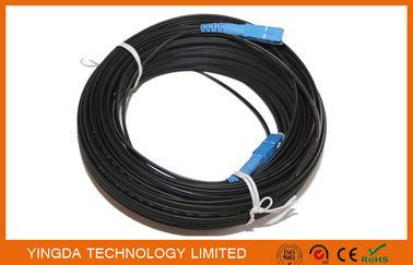 comprar O SC/UPC 200 mede a ligação em ponte da fibra óptica da gota do quadrado FTTH do cabo de remendo FRP da fibra óptica Fabricação em linha