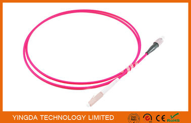 comprar LC/PC - revestimento cor-de-rosa multimodo da ligação em ponte OM4 50/125um LSZH 2M do cabo de remendo da fibra óptica de FC/PC Fabricação em linha
