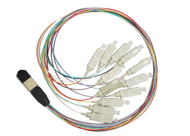 comprar MPO APC Macho para FC APC Fan Out Cable Fibra de modo único 12 para aplicação de alta densidade Fabricação em linha