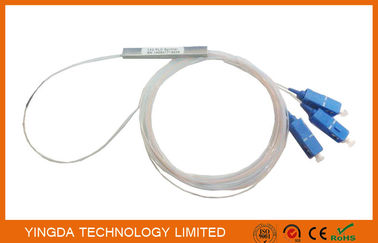 comprar Conector de aço do SC do medidor LSZH G657A do PLC 900um 1 do divisor do tubo Fabricação em linha