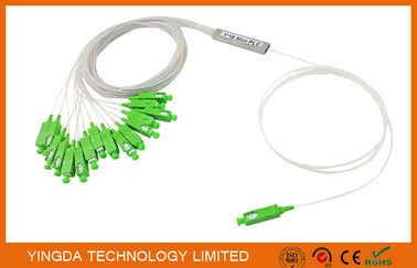 comprar Divisor óptico 1/16 de FTTH, modo 900um LSZH do divisor do PLC de 1x16 SC/APC Blockless único Fabricação em linha