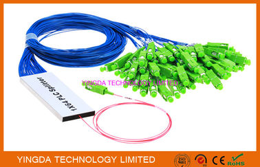 comprar 1/16 acoplador de faixa larga 1 x 16 do divisor da fita FTTH do divisor do PLC da fibra ótica Fabricação em linha