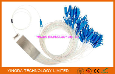 comprar Divisor de fibra FTTH sem bloco SC/APC 1x16 PLC Splitter modo único 900um LSZH Fabricação em linha