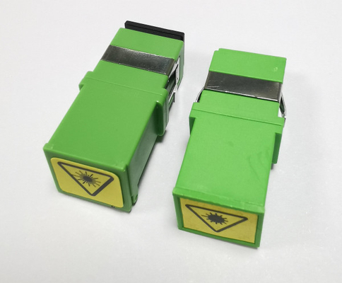 comprar Obturador simples da manutenção programada do adaptador da fibra ótica do SC APC sem verde da flange Fabricação em linha