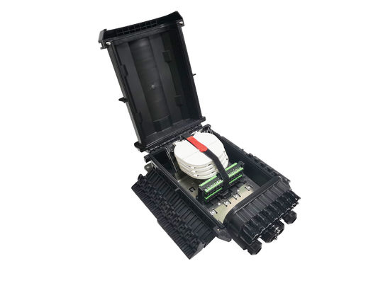 comprar Caixa comum do cabo da fibra de IP68 16Ports, cercos pretos da fibra ótica dos PP exteriores Fabricação em linha