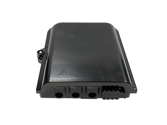 comprar Caixa de divisão de fibra óptica de 8 portos para distribuição de cabos FTTH Negro 8 núcleos SC Allen parafuso UL94 V0 Fabricação em linha