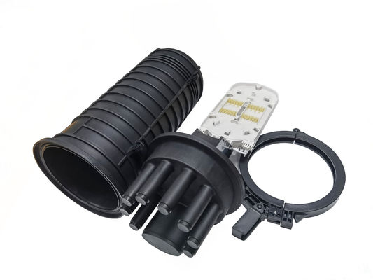 comprar 24-144 núcleos Quebra de calor Cúpula Fibra óptica Splice fechamento 1 oval 8ports IP68 para Pole Duct Fabricação em linha