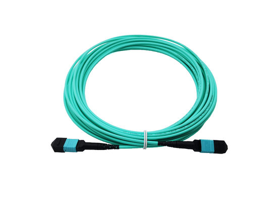 comprar 12 Fibra Óptica MPO Patch Cable Assemblies OM3 40/100G Aqua 10 Meter para Data Center Fabricação em linha