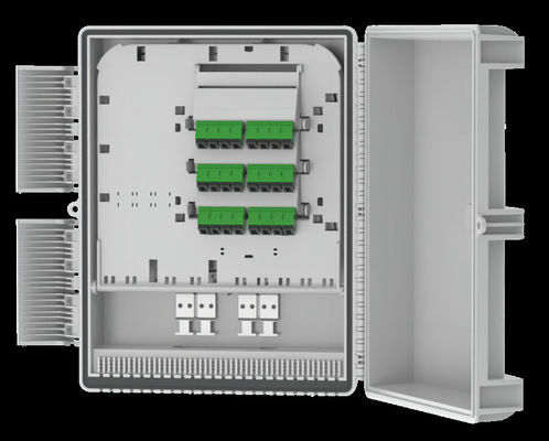 comprar 24 Port Fiber Splitter Box Adaptadores SC/LC Parede/Polo Montado UV/Resistente a intempéries Fabricação em linha