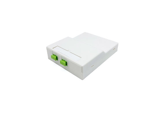 comprar 2 SC Caixa de terminação de fibra óptica mono/multimodo para rede FTTH interior Fabricação em linha