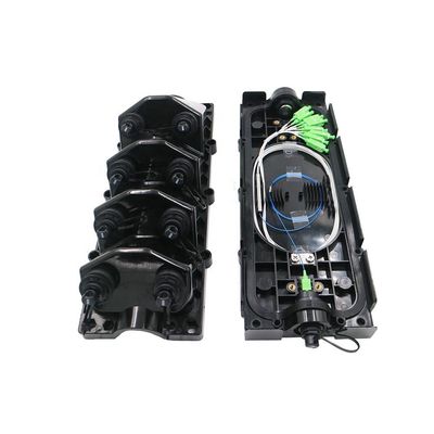 comprar Caixa de terminais de divisão de fibra óptica negra de 8 portas com mini SC/Optitap/ODVA/ODC Fabricação em linha