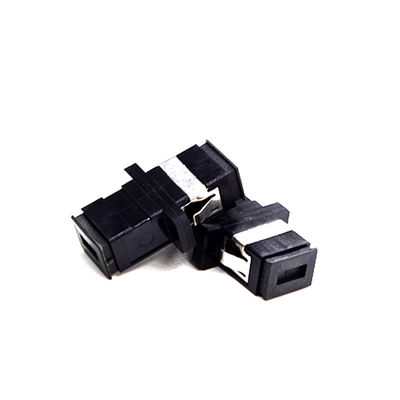 comprar Adaptador de fibra óptica SC Simplex com flange, acoplador óptico de plástico de modo único Fabricação em linha