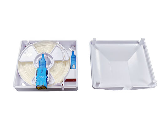 comprar FTTH ABS interior 1 núcleo SC adaptador de fibra óptica invisível caixa de saída de parede Fabricação em linha