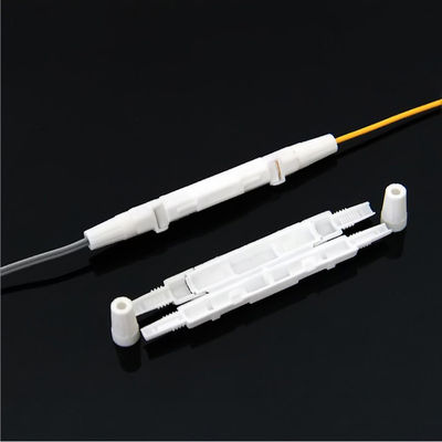 comprar 1 Port Mini FTTH Drop Cable Splice Protection Box Branco Redondo Aberto Tipo PP Fabricação em linha