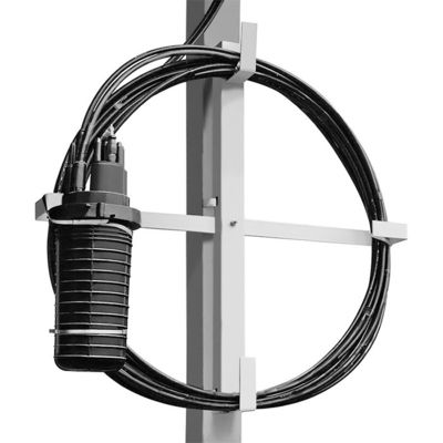 comprar Rack de armazenamento de cabos de fibra óptica de aço inoxidável ao ar livre na torre do poste com fechamento Fabricação em linha
