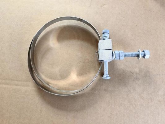 comprar OPGW Cable Down Lead Clamps For Pole Strips Material de aço inoxidável Fabricação em linha
