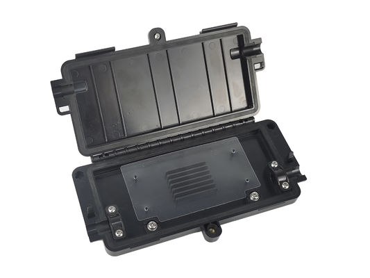comprar FRB-6A Fibra Óptica Splicing Box 12 núcleos 1 em 1 fecho de splice preto IP65 montado na parede Fabricação em linha