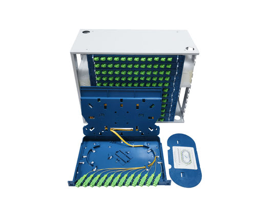 comprar 19'' Fibra óptica Patch Panel Max Capacidade 144 Fibra SC LC FC ST Conector Rack Mount com integrado Splice Tray 12 Port Fabricação em linha