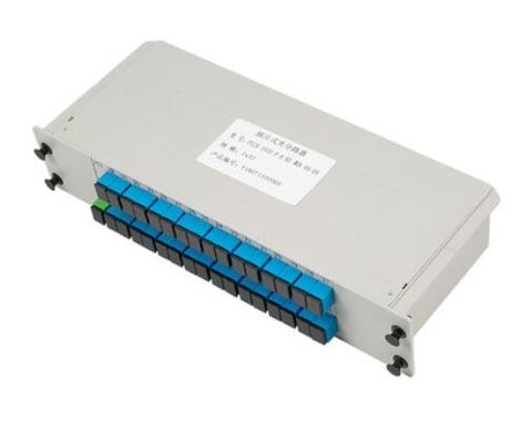 comprar Divisão de energia uniforme 1:32 Divisor de PLC de fibra óptica horizontal para armários de rede Fabricação em linha