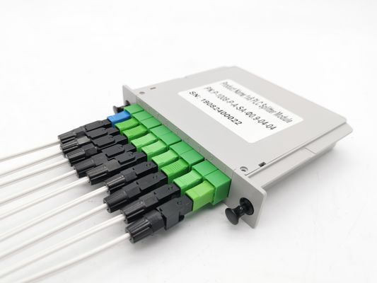comprar Optico Splitter PLC Cassette com Pigtail 1x8 PLC Balanced Inset Tipo SC APC LGX Splitter Box Fabricação em linha